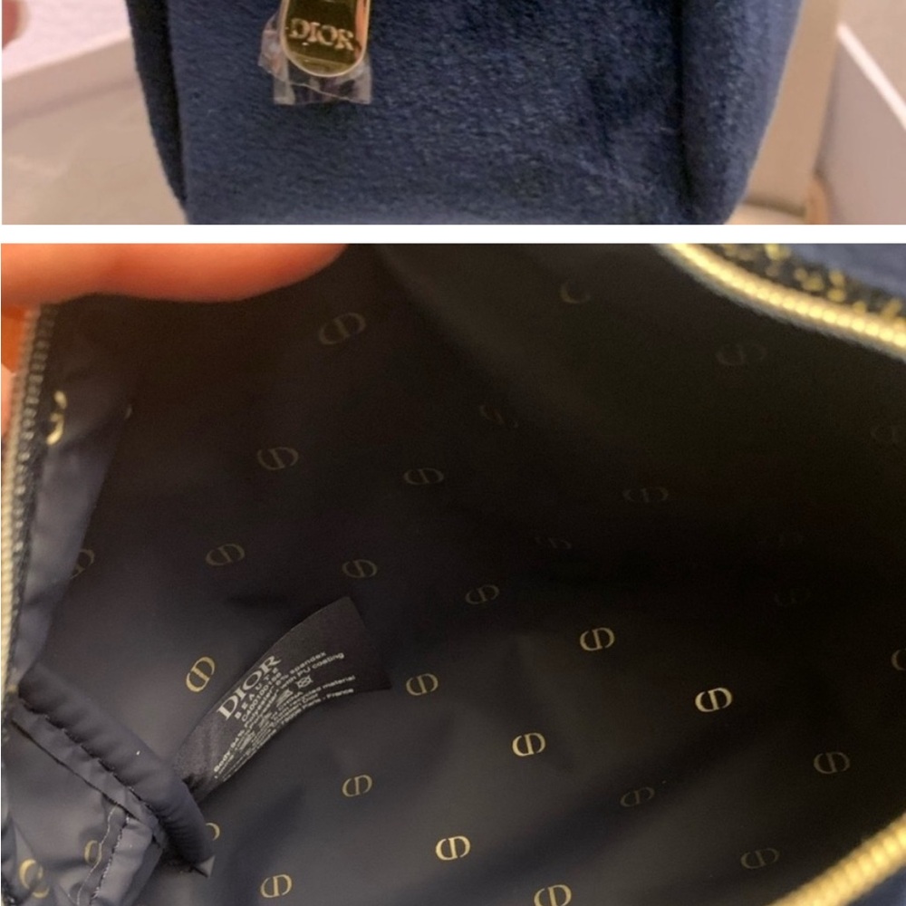 Beige and Green Women's Bag - Picture 3 of 3